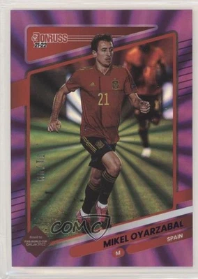Holo láser púrpura Panini Donruss Road to Qatar 2021 71/99 Mikel Oyarzabal 0lu2 Foto 1 de 3