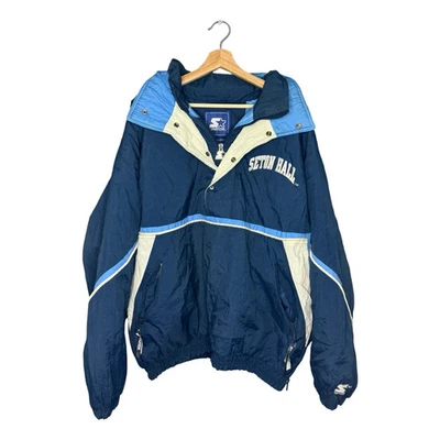 Chaqueta De Colección Años 90 Starter Seton Hall Piratas Universitarias Adulto XL NCAA 90s Foto 1 de 2
