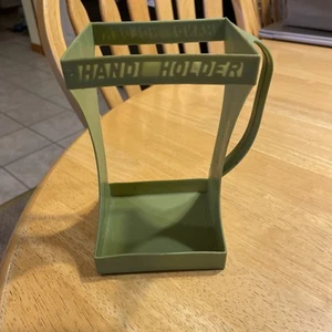 1970's Evlo Olive Green Handi Holder  Carton Caddy Half Gallon Milk Juice - Picture 1 of 7