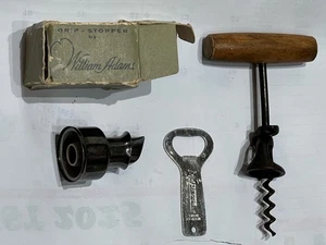 Vintage Williamson Korkenzieher mit Glocke & Tropfstopfen von William Adams Italien + Bonus - Bild 1 von 8