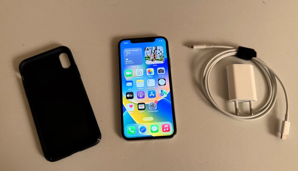 Apple iPhone X - 256GB - Space Grau (Ohne Simlock) - Bild 1 von 4