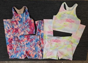Old Navy Powersoft Active Sets Size 14/16 Girls Leggings Tops 4 Pieces Athletic - Picture 1 of 9