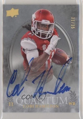2013 Upper Deck Quantum Auto /35 Cobi Hamilton #50 Rookie Auto RC - Image 1 of 2