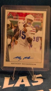 2021 Leaf Anthony Richardson 1/5 Auto - Picture 1 of 2