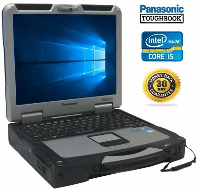 Panasonic toughbook CF-31 MK2 Core i5 2.5ghz 8GB 500GB Rugged Serial Port Win7 - Image 1 of 4