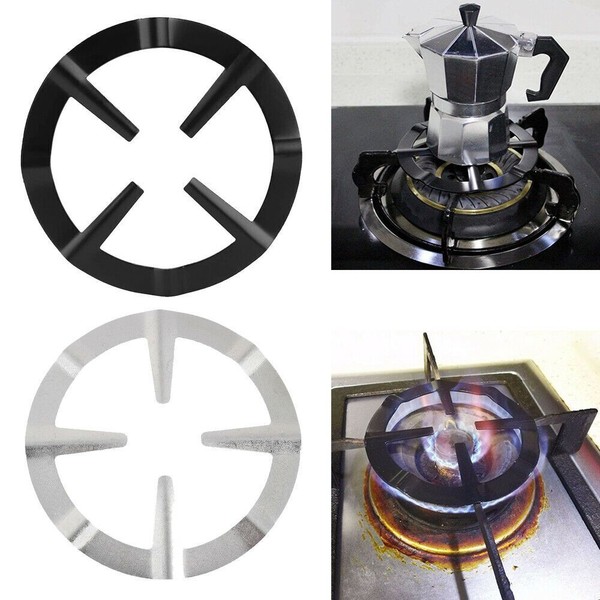 Iron Home Coffee Moka Pot Holder Reducer Ring Cooker Plate Gas Stove Stand Photo Related