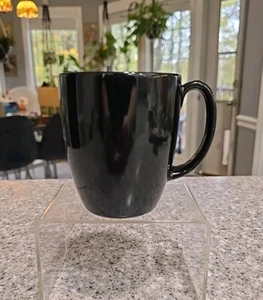 Corelle Coordinates Livingware BLACK Stoneware Coffee Tea Mug Replacement  - Picture 1 of 6