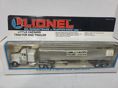 1993 LIONEL Little Caesars Pizza Tractor The Trairer Is Southern Railway In Box - Image 1 of 4