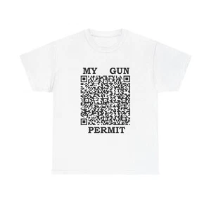 T-Shirt QR Code 2nd Amendment Unisex Tee - Picture 1 of 53
