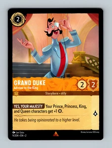Grand Duke Advisor to the King 9/204 Disney Lorcana - Rise of the Floodborn Rare - Picture 1 of 2