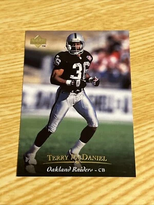 1995 Upper Deck #196 Terry McDaniel Oakland Raiders - Image 1 of 2