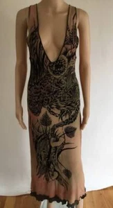 VESTIDO CORSÉ ESPALDA ABIERTA CLASE DE ROBERTO CAVALLI VINTAGE talla 42 - Imagen 1 de 6