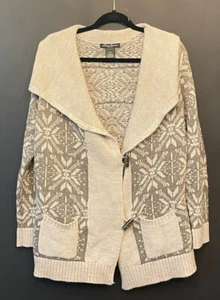 Eddie Bauer Acrylic Wool Blend Women’s Sz M Cardigan Seater Button  Winter A55 - Picture 1 of 7