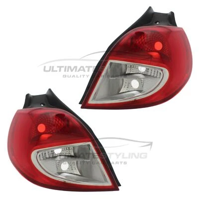 Par de lentes de luz trasera izquierda y derecha Renault Clio 2009-2013 hatchback hatchback Foto 1 de 4