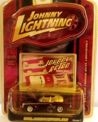 Johnny Lightning 1969  Chevy Camaro RS / SS Convertible 5306K Release 1 Freeship - Image 1 of 4
