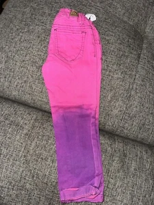 Jordache Super Skinny Girls Jeans Size 6 Tie Dye Pink/purple - Picture 1 of 4