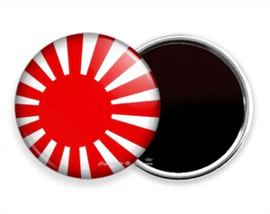 JAPAN FLAG JAPANESE RISING SUN RAY SYMBOL FRIDGE REFRIGERATOR NOTE HOLDER MAGNET - Picture 1 of 1