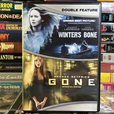 Winters Bone 2010 / Gone 2011 DVD Jennifer Lawrence Amanda Seyfried Horror Drama - Image 1 of 4