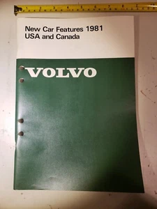 Volvo Service Manual - New Car Features 1981 USA & Canada #TP30309 Free Ship - Bild 1 von 8