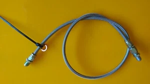 MZ ETZ 125-250-251-301 STAINLESS STEEL BRAIDED FRONT BRAKE HOSE - Picture 1 of 3
