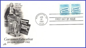 USA3 #2005 Pl #2 U/A ARTCRAFT FDC PNC2 Educación al Consumidor - Imagen 1 de 1