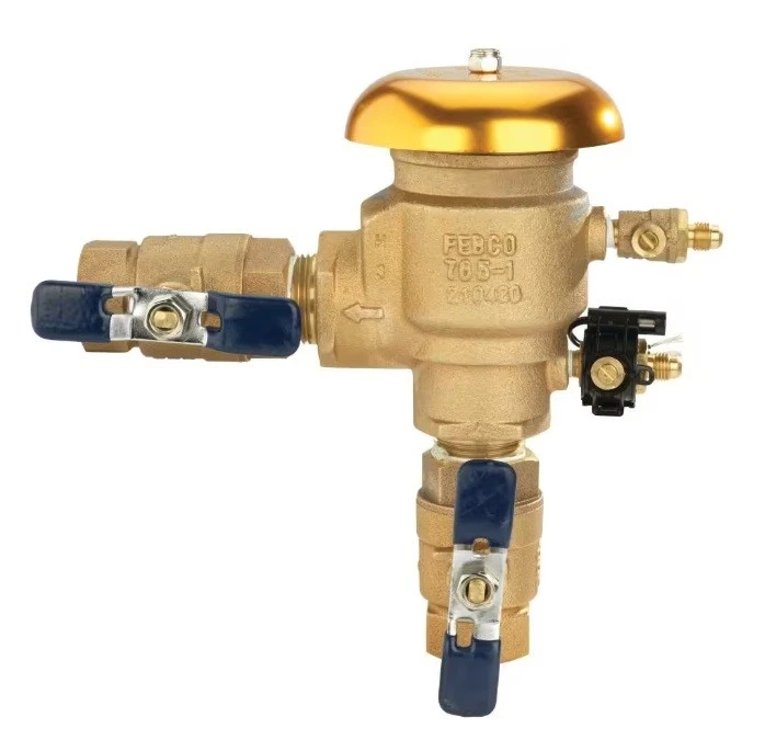 Febco 1"Bronze Pressure Vacuum Disjuntor Preventer de Refluxo com Quarto de Desligamento de Volta - Imagem 1 de 1