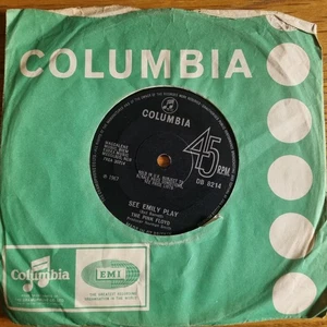 The Pink Floyd – See Emily Play 1967 7” Columbia – DB 8214 Solid Centre - Picture 1 of 6