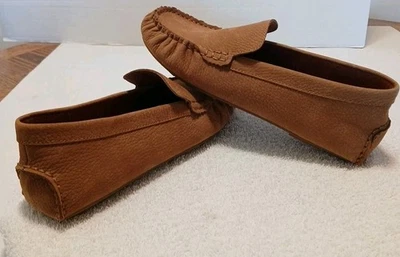 Mocassim Areosoles Couro Coby Rasteiro Marrom Claro Feminino Acabamento Trançado 8M - Imagem 1 de 4