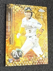 2025 Topps Chrome Baseball #36 X Cactus Jack Jacob Wilson GOLD /50 RC - Picture 1 of 15