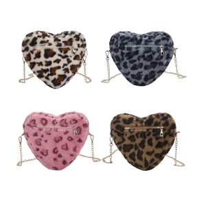 Chic Heart Shaped Shoulder Bag Crossbody Bag Organize Your Belongings with Style - Picture 1 of 10