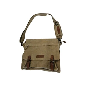 Kelly Moore Kate Canvas Photography Messenger Bag Padded Camera Insert Sand NEW - Picture 1 of 22