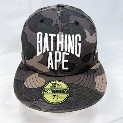 A BATHING APE NEW ERA GORRA ORIGINATORS OF THE TRUE FITTED 7 4/3 61,5 cm Foto 1 de 4