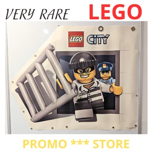 LEGO CITY - Cop & Robber- 2014 Sticker - Rare Promotional Store Banner - 30"x24" - Picture 1 of 12
