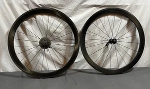 Reynolds 10-Spd Carbon Fiber Deep-V 633x20 Tubular Wheelset Ultegra Cassette - Picture 1 of 13