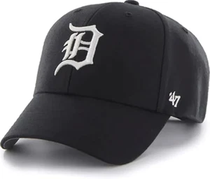 Detroit Tigers '47 Brand Black MVP Adjustable Hat - Picture 1 of 2
