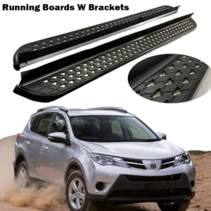 Fits For Toyota RAV4 2013-2018 Running Boards Side Steps Pedal Nerf Bar - Picture 1 of 9