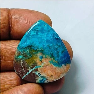 Top Quality Natural Shattuckite Cabochon Loose Gemstone Jewelry 39 Cts. ME-11798 - Picture 1 of 3