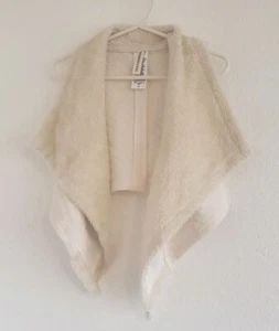Touchskins Mädchen Kleinkind cremefarbene ärmellose Schal Strickjacke Größe 2T - Bild 1 von 6