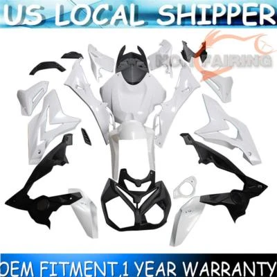 Kit de carenado sin pintar S1000R EE. UU. 2014-2017 marco ABS pretaladrado blanco Foto 1 de 4