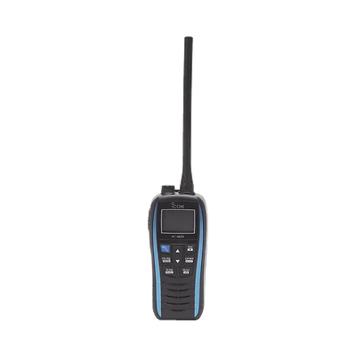Icom IC-M25 Floating Marine VHF Handheld 5W Marine Blue Lightweight Large LCD - Image 1 of 1