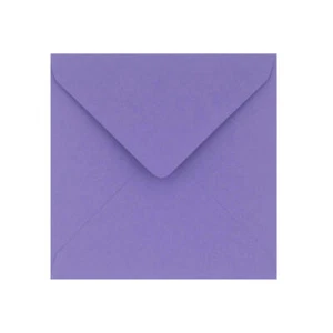 130 x 130 Purple Small Square Envelope | Gummed | 120gsm V-Flap Envelope - Imagen 1 de 3
