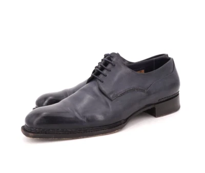 $1600 | SANTONI 9.5 F FEITO À MÃO DARK NAVY EDIÇÃO LIMITADA NORVEGESE Welt - Imagem 1 de 4