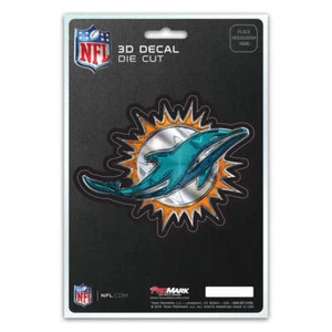 Miami Dolphins 3D Die Cut Decal - Picture 1 of 1