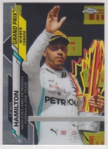 Tarjeta ganadora Lewis Hamilton Fórmula 1 Topps Chrome F1 Racing 2020 # 139 - Imagen 1 de 2