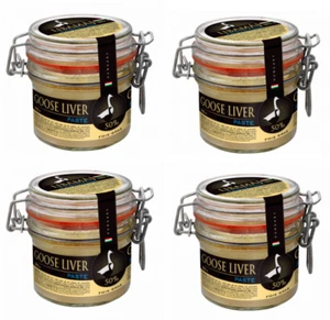 4x180g Hungarian Foie Gras, Goose liver pate, Made from 50% Fattened Goose Liver - Picture 1 of 1