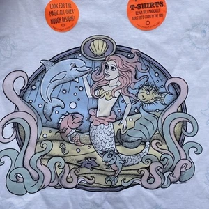 Girls Youth M Color Changing Magic T-shirt Mermaid fish graphics tee Florida - Picture 1 of 19