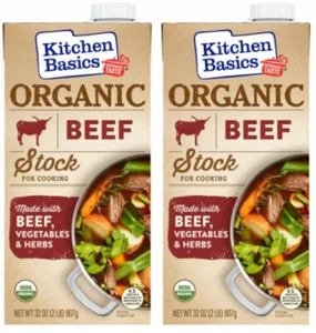 Kitchen Basics Organic Beef Herbs Vegetables Cooking Stock, 32 oz (2 Boxes) - Picture 1 of 1