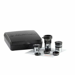 Celestron 94307 AstroMaster Accessory Kit 3 Filter 2 Eyepiece Barlow Lens Case - Picture 1 of 4