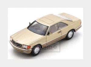 1:43 SCHUCO Mercedes Benz S-Class 560Sec (C126) 1989 Gold 43U00098 Model - Picture 1 of 2