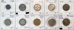Assorted World Coin Lot (10 Coin Total) - Picture 1 of 2